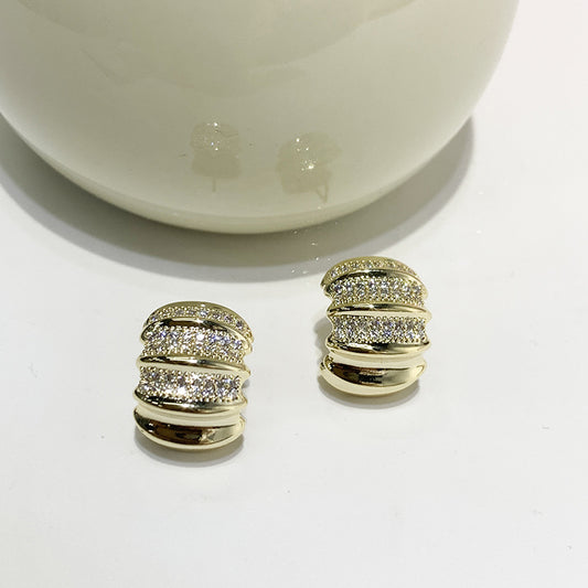 Minimally Irregular Geometric Earrings